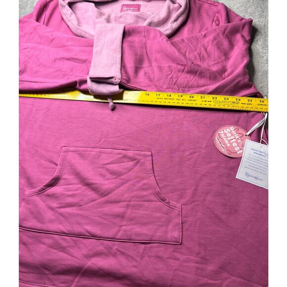 Pajama Gram Women’s Size 2X Purple World's Softest Cowl Neck Pajama NWT - Picture 4 of 6